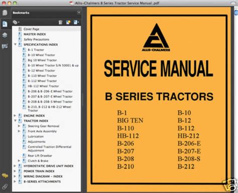Allis Chalmers B210 Service Manual